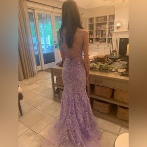 Sherri Hill Lilac Prom Dress